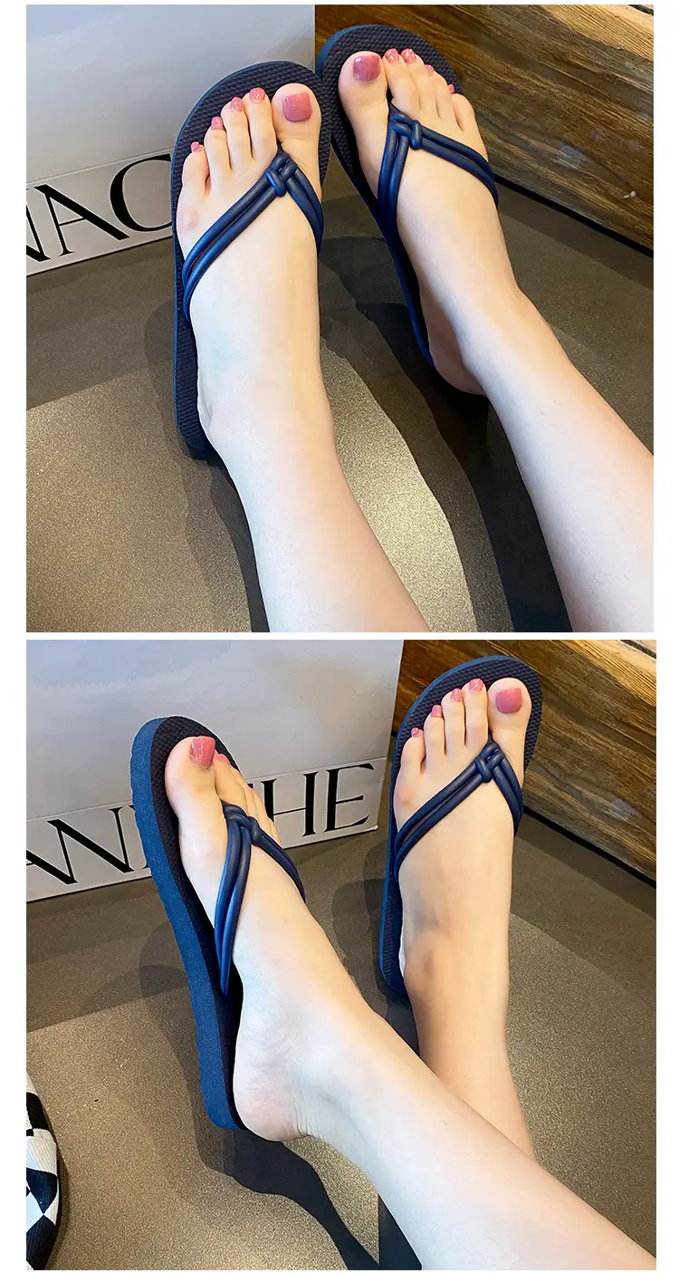 Women's Flip-Flops Beach Sandals 2025 Summer Ins Style Thong Sandals for Outdoor Wear Flat Sandals Women's Anti-Slip Flat Heel — feature 16