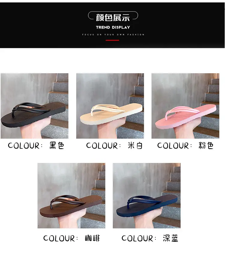 Women's Flip-Flops Beach Sandals 2025 Summer Ins Style Thong Sandals for Outdoor Wear Flat Sandals Women's Anti-Slip Flat Heel — feature 4