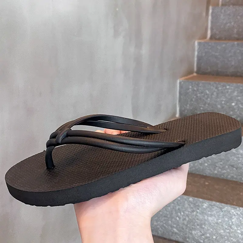 Women's Flip-Flops Beach Sandals 2025 Summer Ins Style Thong Sandals for Outdoor Wear Flat Sandals Women's Anti-Slip Flat Heel