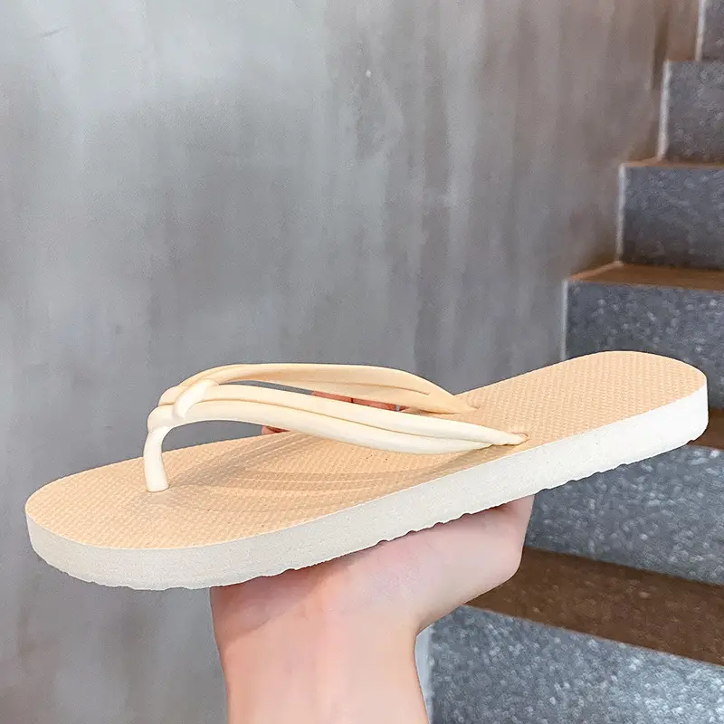 Women's Flip-Flops Beach Sandals 2025 Summer Ins Style Thong Sandals for Outdoor Wear Flat Sandals Women's Anti-Slip Flat Heel