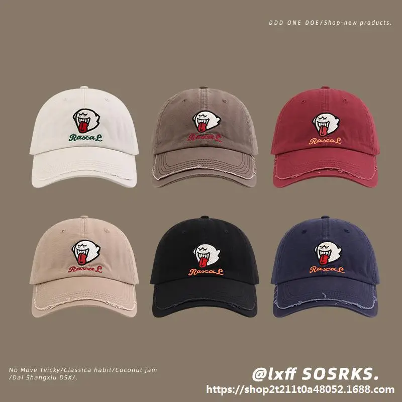 Women's Korean Embroidered Peaked Cap Sun-Proof Wide Brim - Image 8