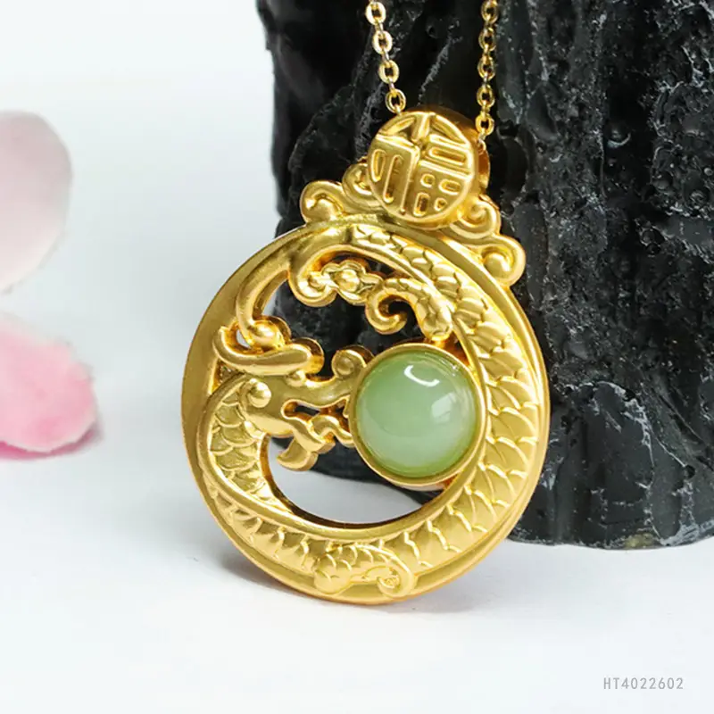 Guan Yu Jade Pendant Necklace Dragon Year Jewelry — feature 8