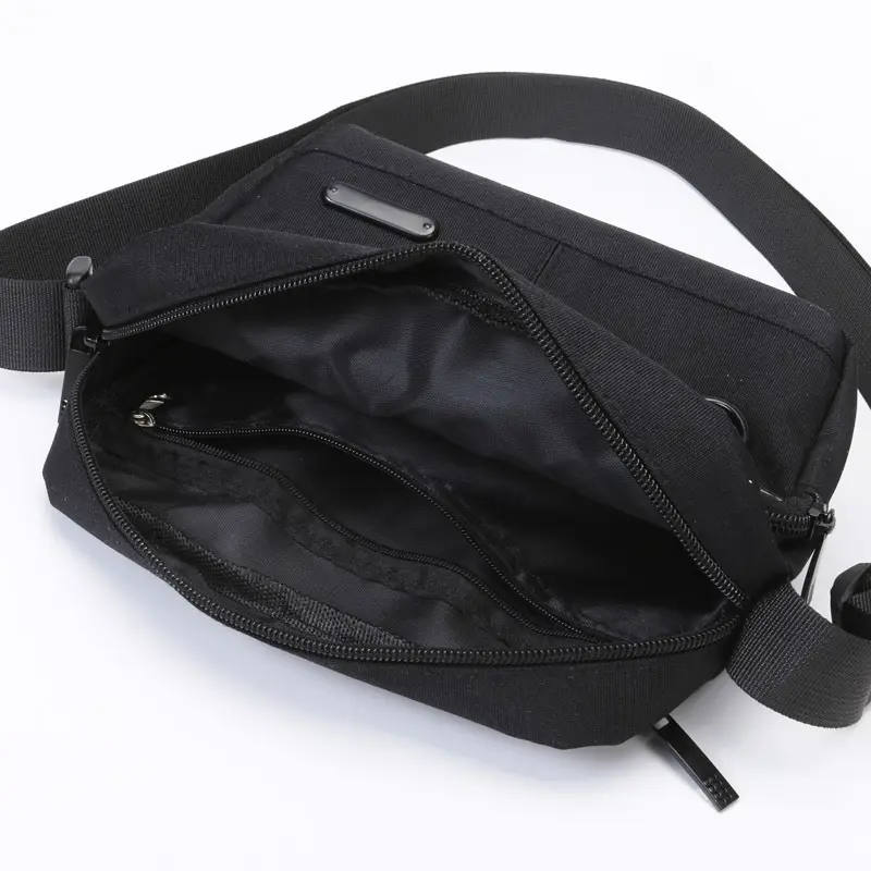 Men's Black Casual Crossbody Shoulder Bag 2024 - Image 7
