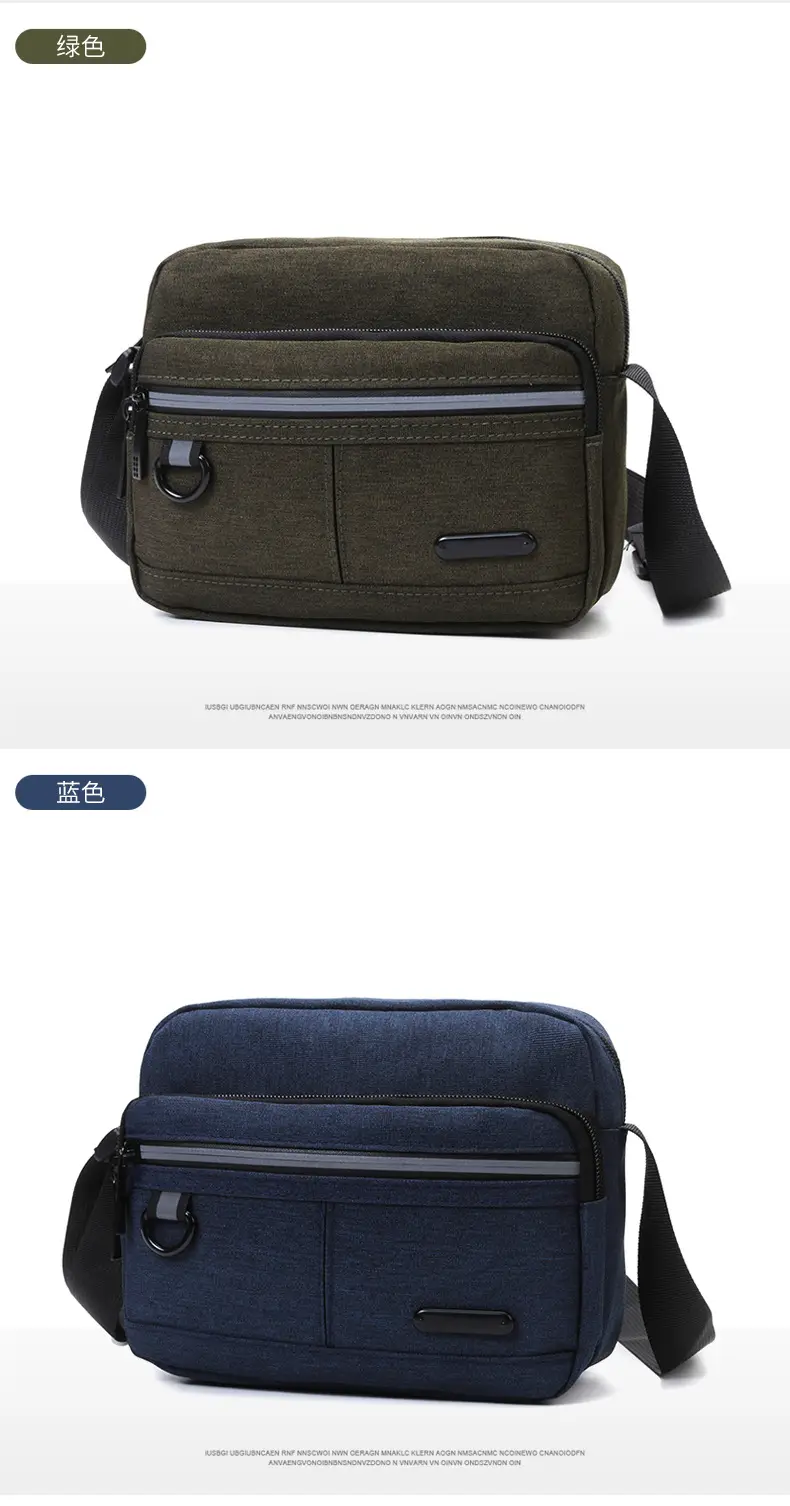 Men's Black Casual Crossbody Shoulder Bag 2024 — feature 14