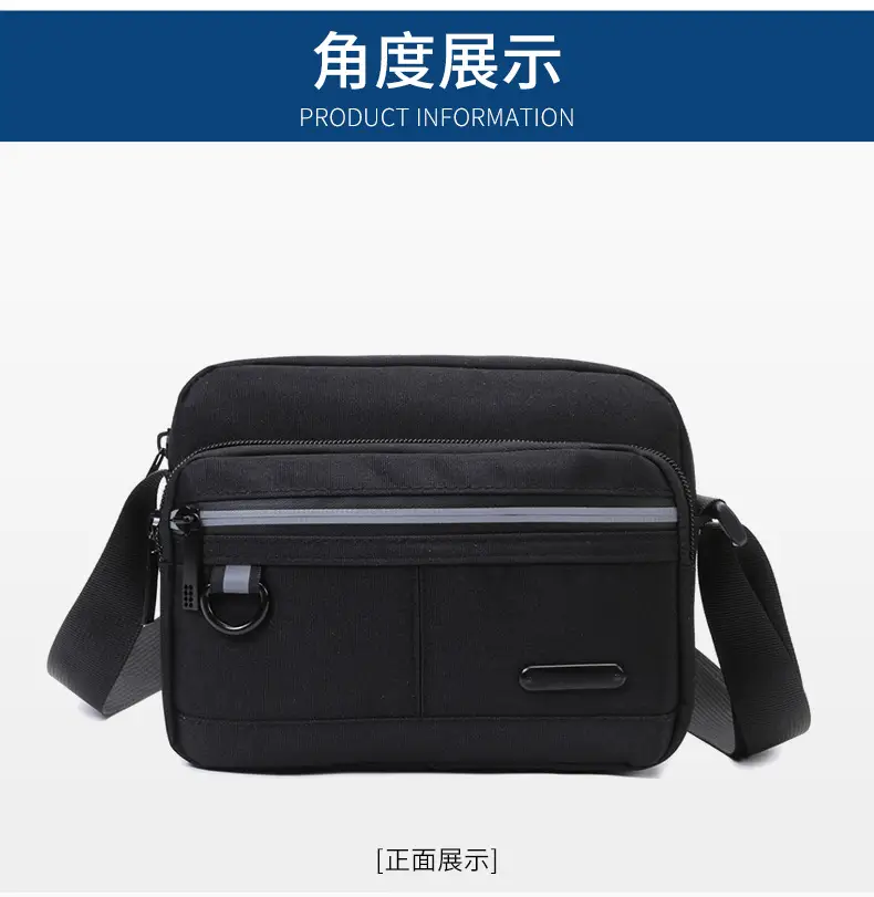 Men's Black Casual Crossbody Shoulder Bag 2024 — feature 15