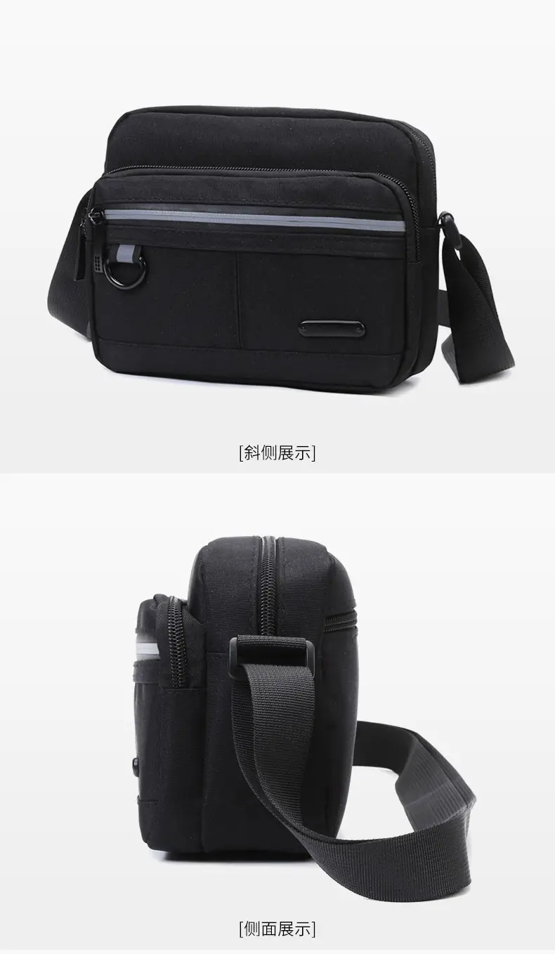 Men's Black Casual Crossbody Shoulder Bag 2024 — feature 16