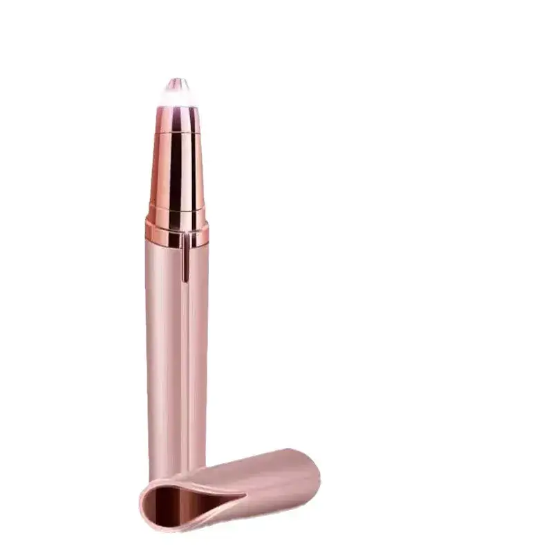 Cordless Electric Eyebrow Trimmer with 4 Blades