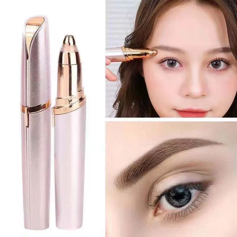 Cordless Electric Eyebrow Trimmer with 4 Blades — feature 10