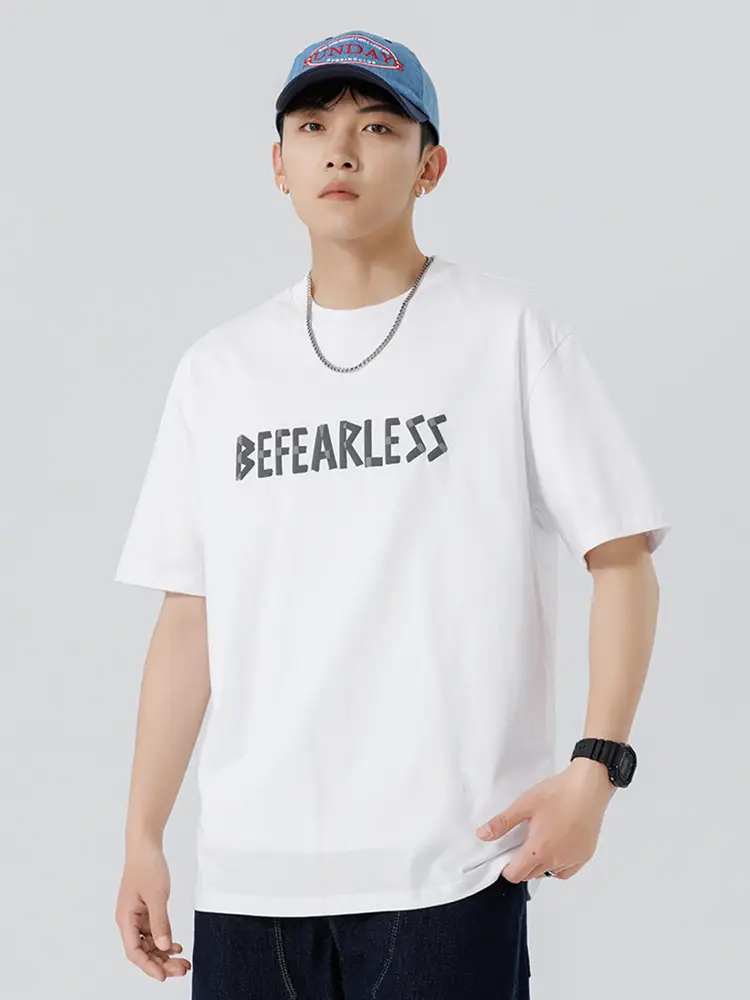 Men Green Bearerless Cotton T-Shirt Short Sleeve - Image 6