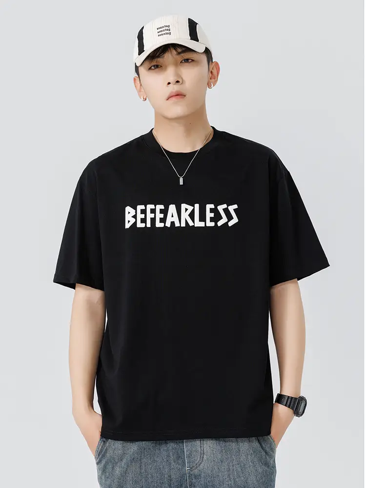 Men Green Bearerless Cotton T-Shirt Short Sleeve - Image 8
