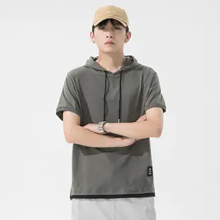 Men Green Bearerless Cotton T-Shirt Short Sleeve — feature 1