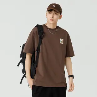 Men Green Bearerless Cotton T-Shirt Short Sleeve — feature 14