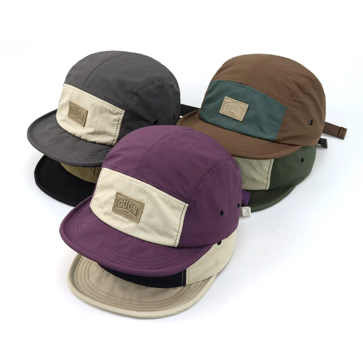 Japanese Style Women's Hat with Eaves, Beige Navy, Four Seasons - Image 7