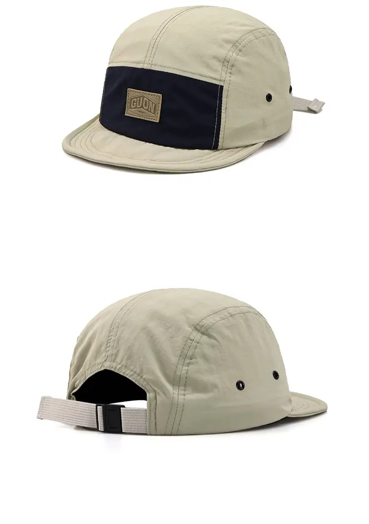 Japanese Style Women's Hat with Eaves, Beige Navy, Four Seasons — feature 5