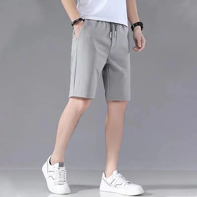 Men's Ice Silk Thin Cropped Shorts - Image 6
