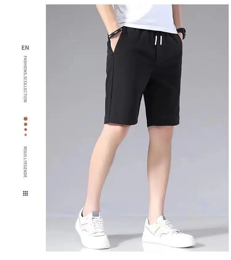 Men's Ice Silk Thin Cropped Shorts — feature 7