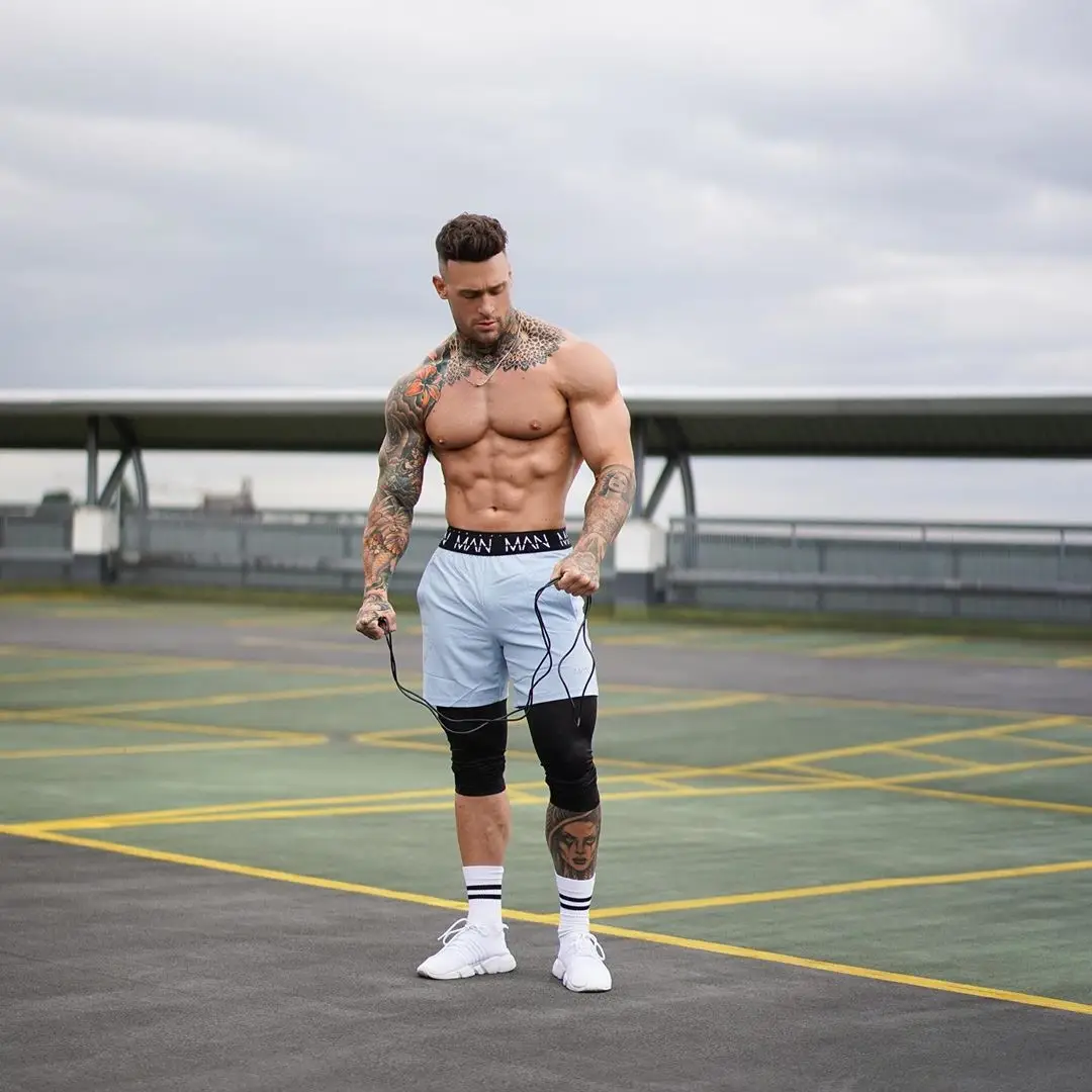 Men's White Quick-Drying Sports Shorts Lightweight — feature 12