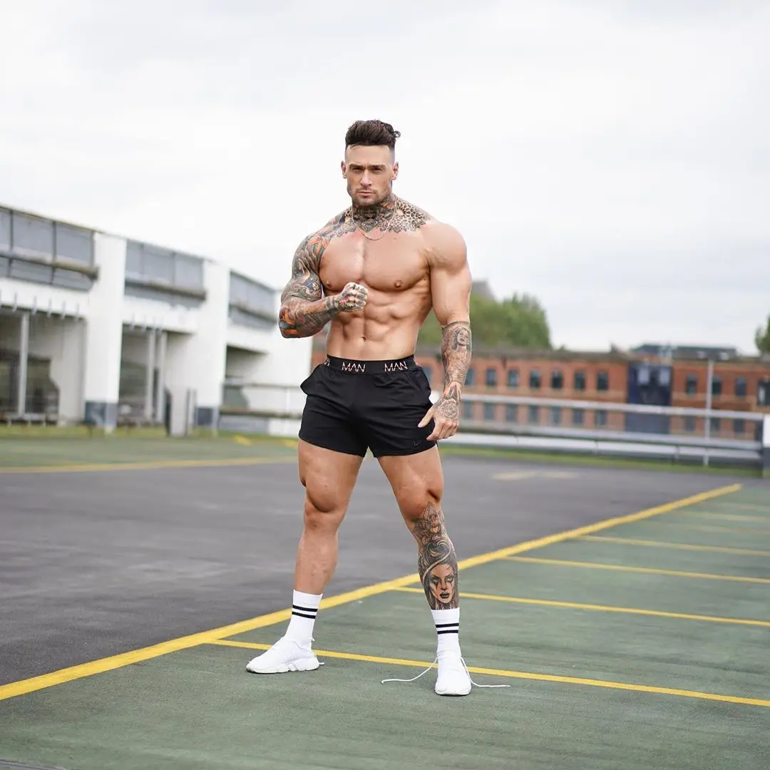Men's White Quick-Drying Sports Shorts Lightweight — feature 16