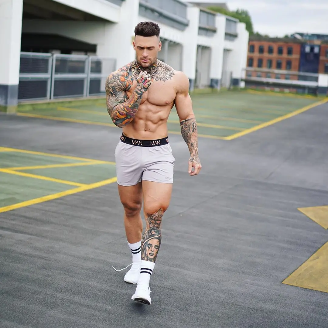 Men's White Quick-Drying Sports Shorts Lightweight — feature 24