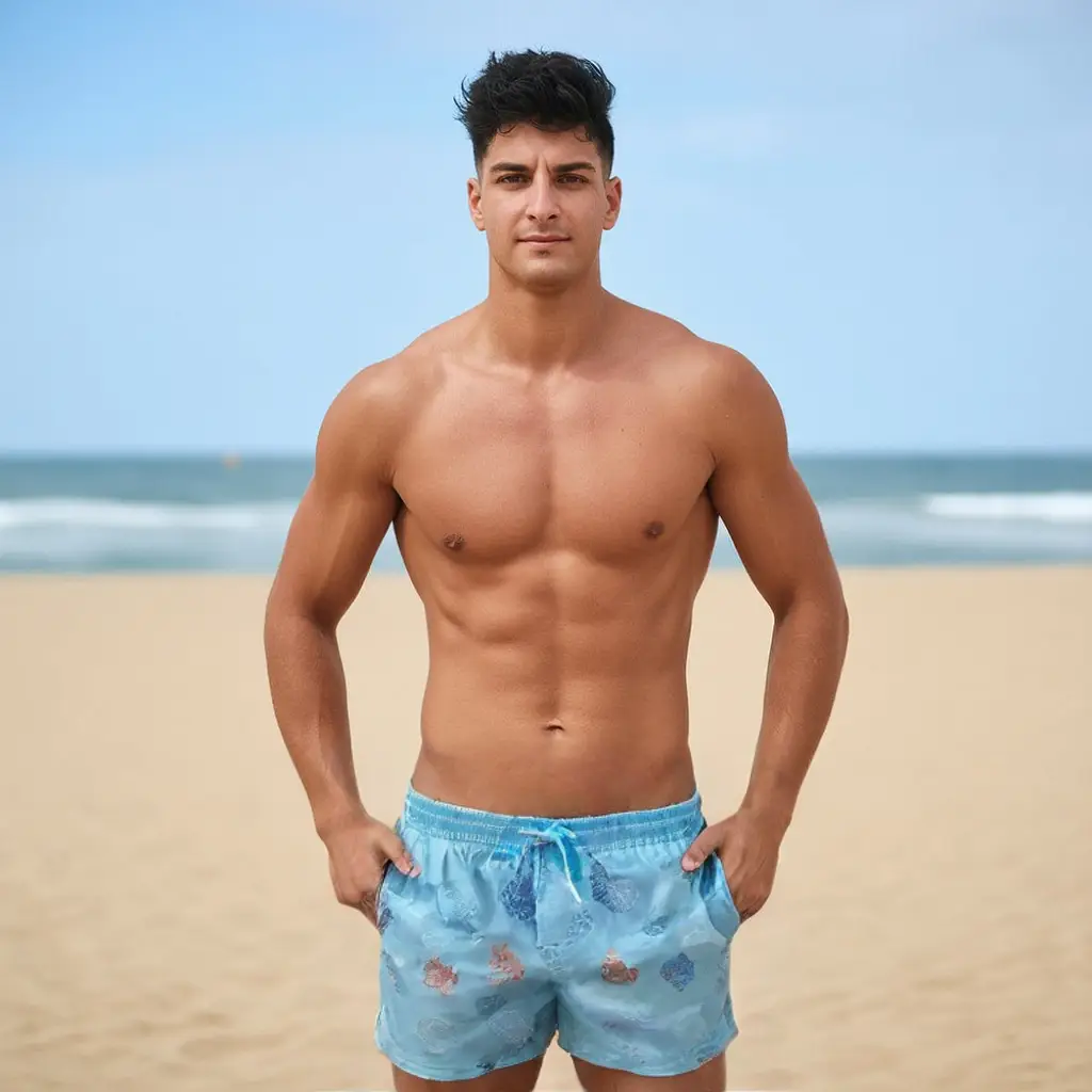 Men's White Quick-Drying Sports Shorts Lightweight — feature 5