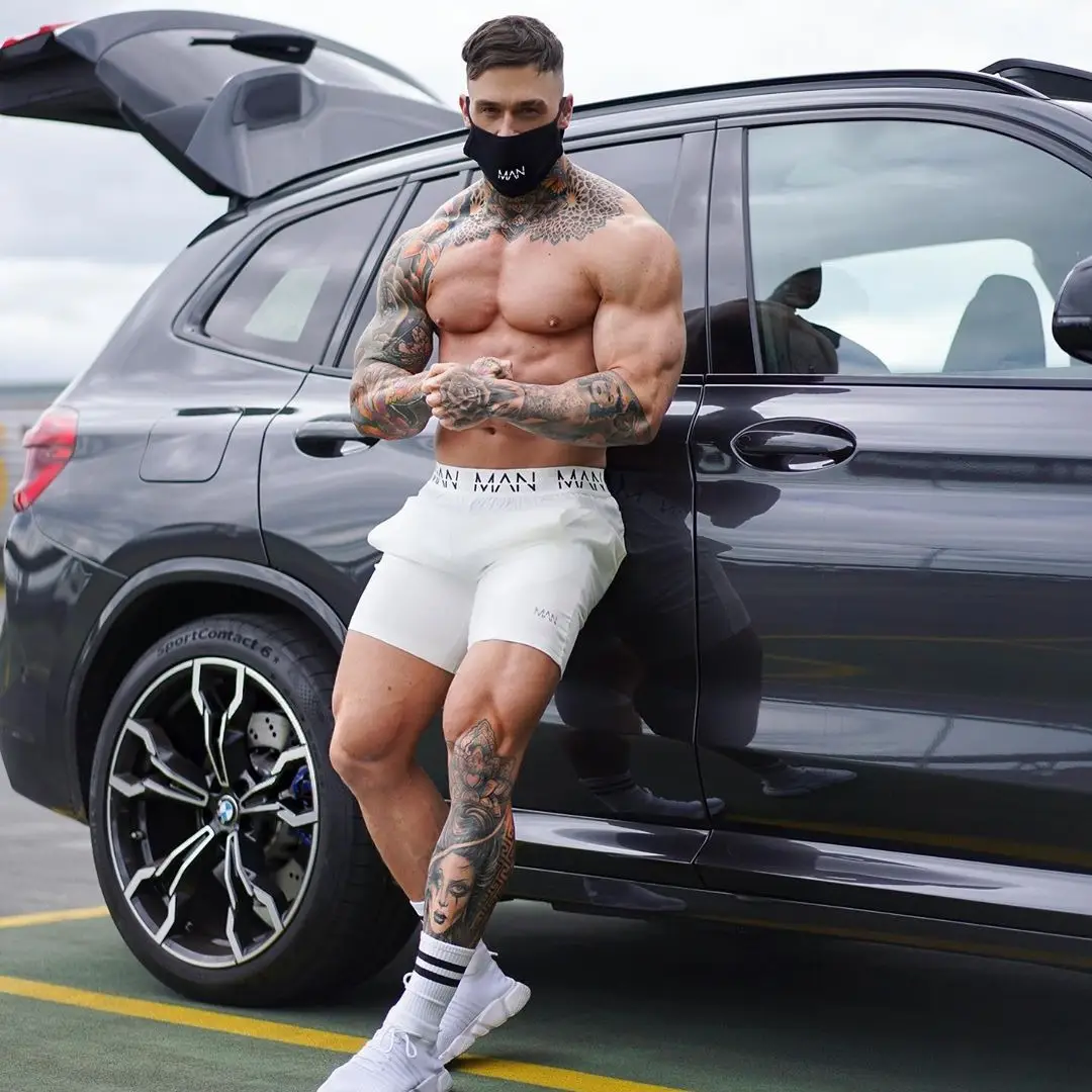Men's White Quick-Drying Sports Shorts Lightweight — feature 8