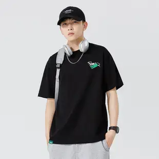 Men Striped T-Shirt Brown Grey Casual Summer — feature 5