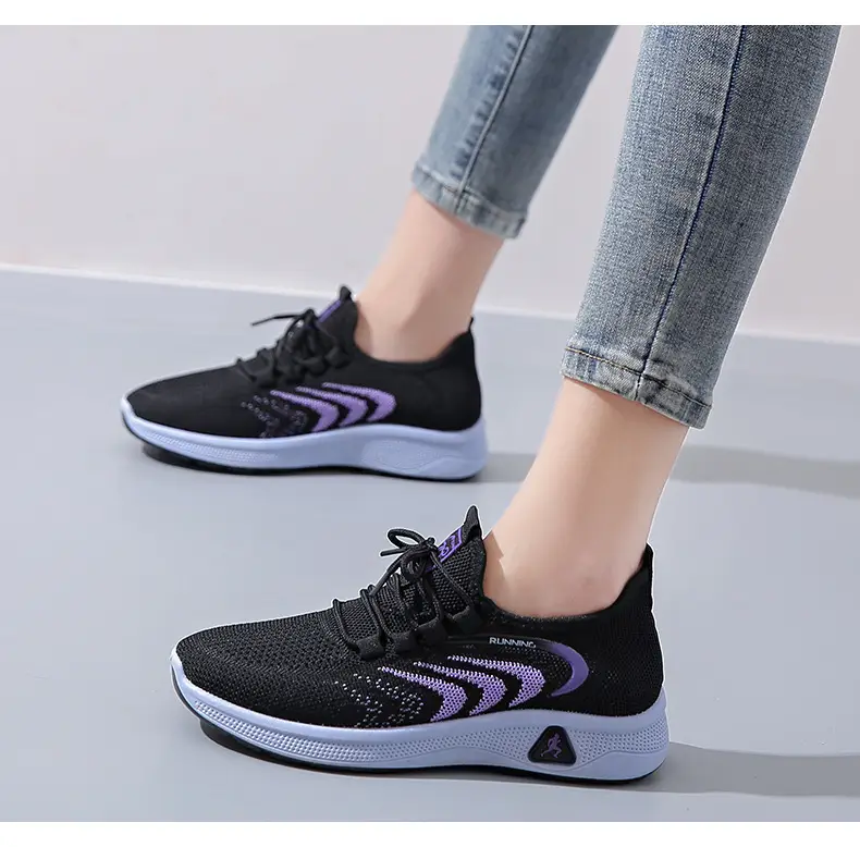 Spring 2025 New Old Beijing Cloth Shoes Breathable Casual Shoes Soft Sole Non-slip Mum Shoes Knitted Mesh Women's Shoes — feature 14