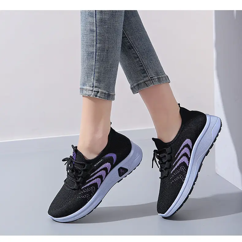 Spring 2025 New Old Beijing Cloth Shoes Breathable Casual Shoes Soft Sole Non-slip Mum Shoes Knitted Mesh Women's Shoes — feature 16
