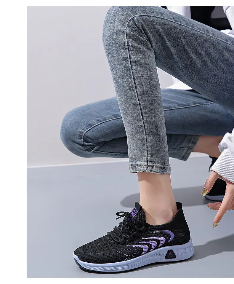 Spring 2025 New Old Beijing Cloth Shoes Breathable Casual Shoes Soft Sole Non-slip Mum Shoes Knitted Mesh Women's Shoes — feature 17