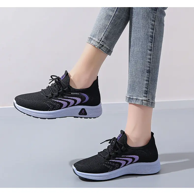 Spring 2025 New Old Beijing Cloth Shoes Breathable Casual Shoes Soft Sole Non-slip Mum Shoes Knitted Mesh Women's Shoes — feature 18