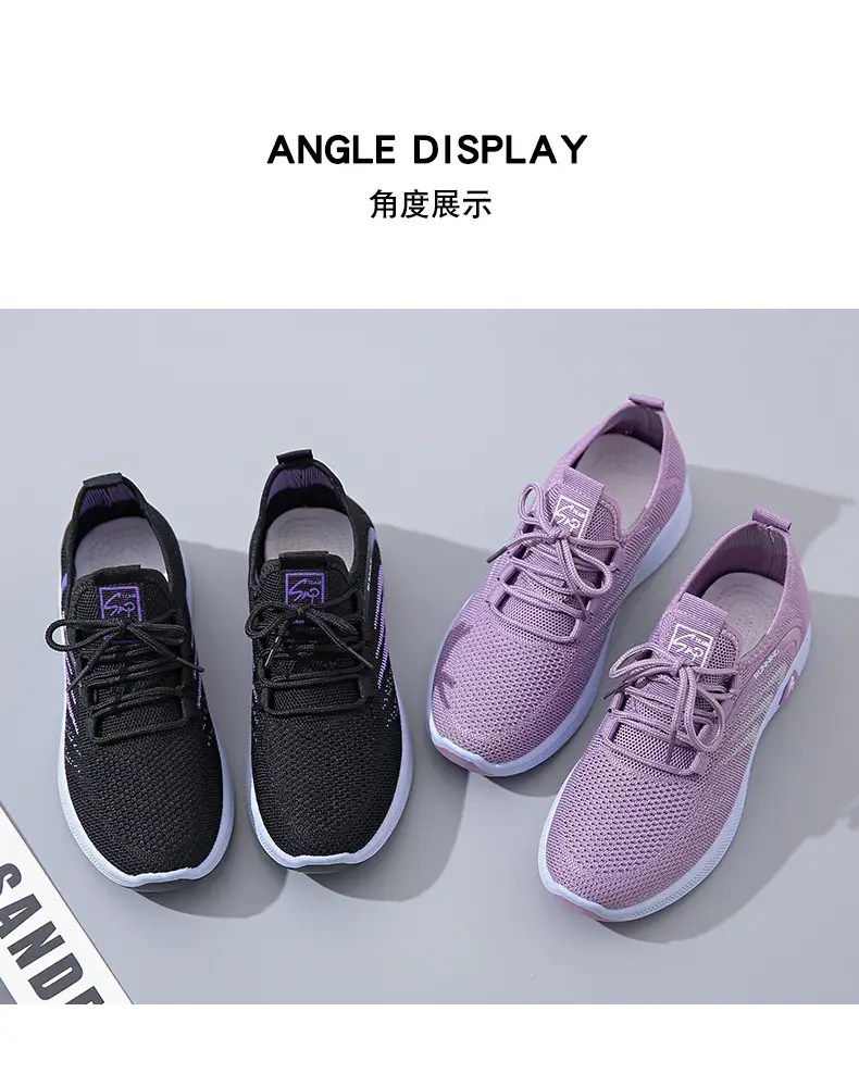 Spring 2025 New Old Beijing Cloth Shoes Breathable Casual Shoes Soft Sole Non-slip Mum Shoes Knitted Mesh Women's Shoes — feature 19