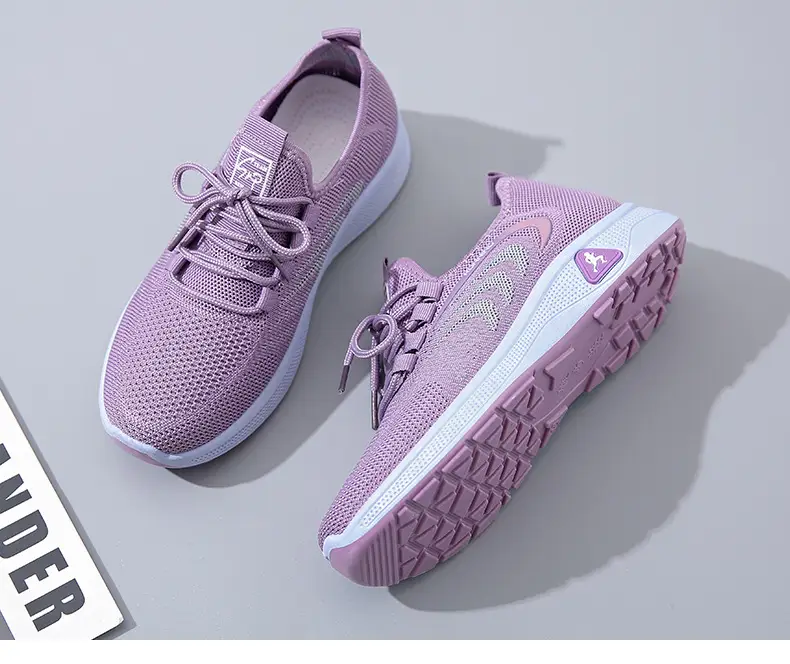 Spring 2025 New Old Beijing Cloth Shoes Breathable Casual Shoes Soft Sole Non-slip Mum Shoes Knitted Mesh Women's Shoes — feature 20