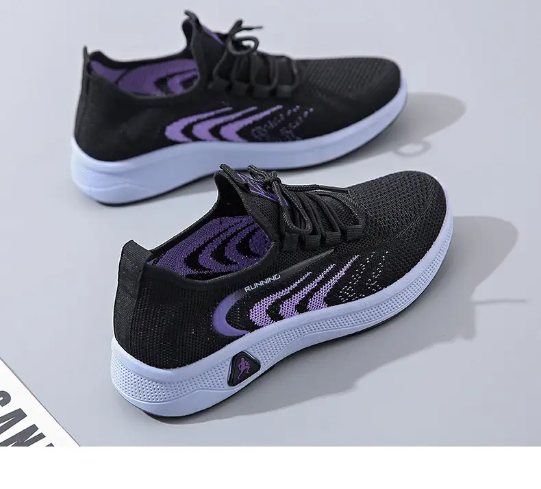 Spring 2025 New Old Beijing Cloth Shoes Breathable Casual Shoes Soft Sole Non-slip Mum Shoes Knitted Mesh Women's Shoes — feature 24