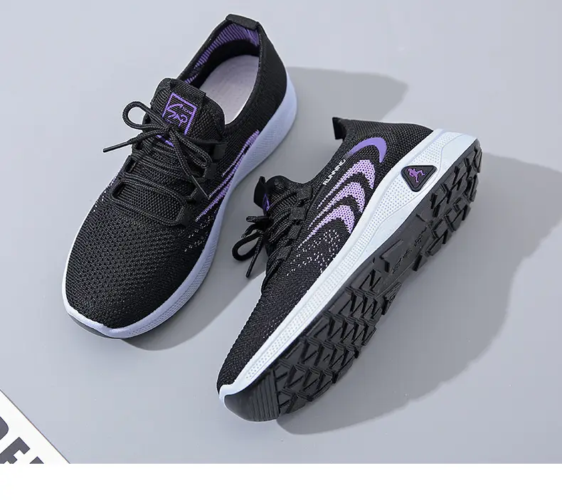 Spring 2025 New Old Beijing Cloth Shoes Breathable Casual Shoes Soft Sole Non-slip Mum Shoes Knitted Mesh Women's Shoes — feature 25