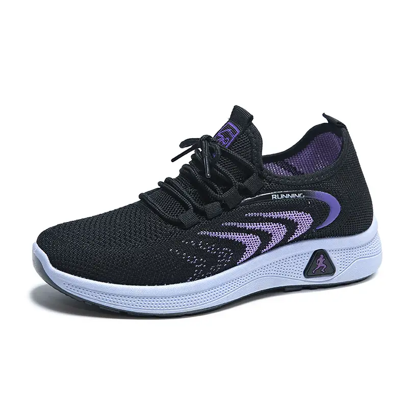 Spring 2025 New Old Beijing Cloth Shoes Breathable Casual Shoes Soft Sole Non-slip Mum Shoes Knitted Mesh Women's Shoes - Image 2