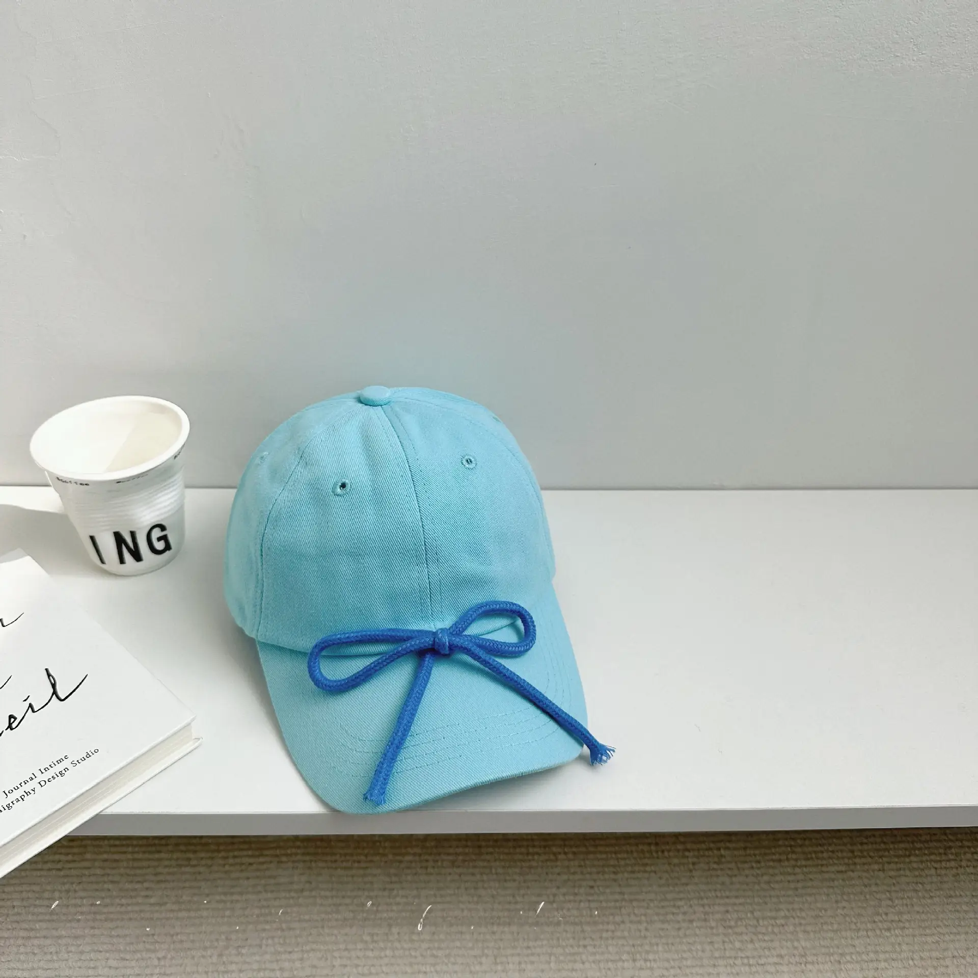 Candy Color Bow Cap for Boys Girls Sunproof Peaked Cap - Image 10