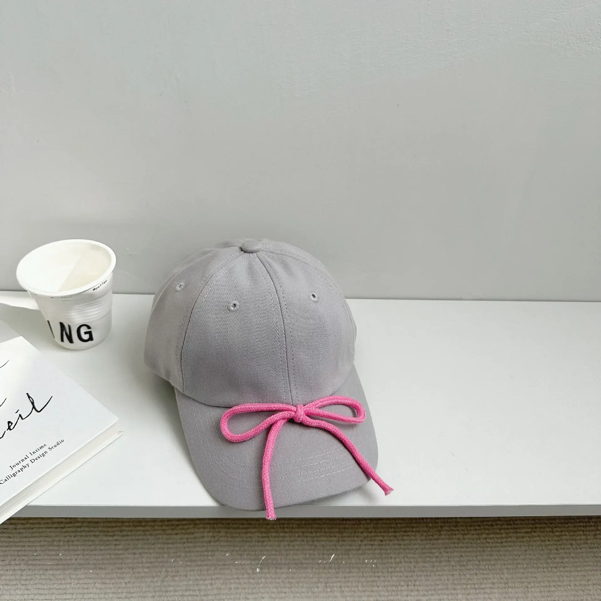 Candy Color Bow Cap for Boys Girls Sunproof Peaked Cap - Image 5