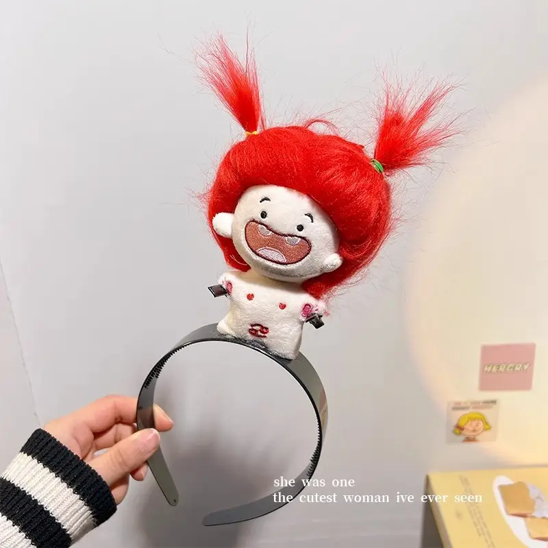 Funny Tooth-Missing Doll Hairpin Clip for Girls