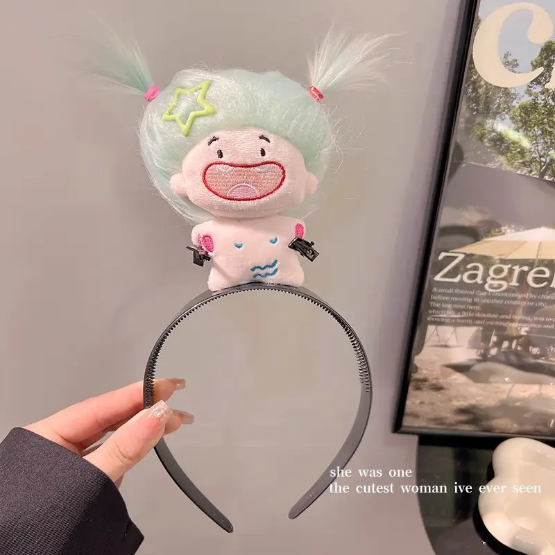Funny Tooth-Missing Doll Hairpin Clip for Girls