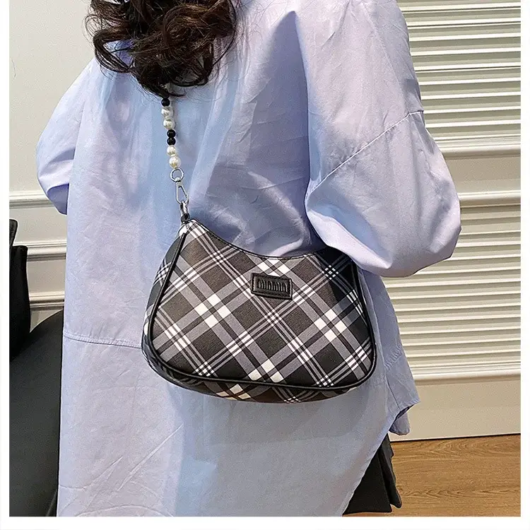 2025 Sanfu Pain Bag Pearl National Print Shoulder Crossbody — feature 34