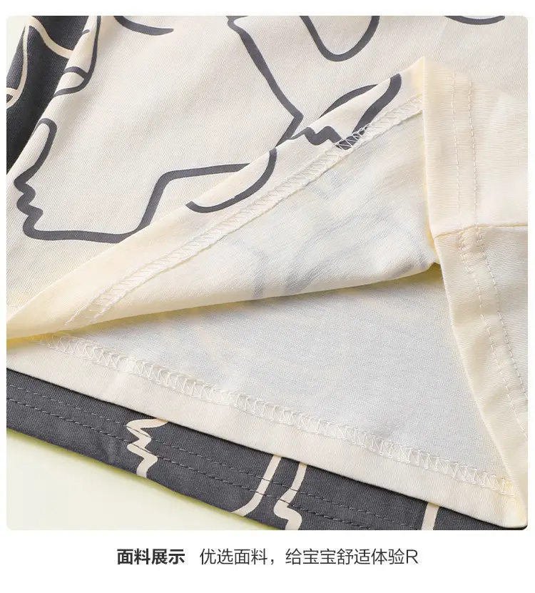 Baby T-Shirt Cartoon Print Summer Casual Boys Girls — feature 12