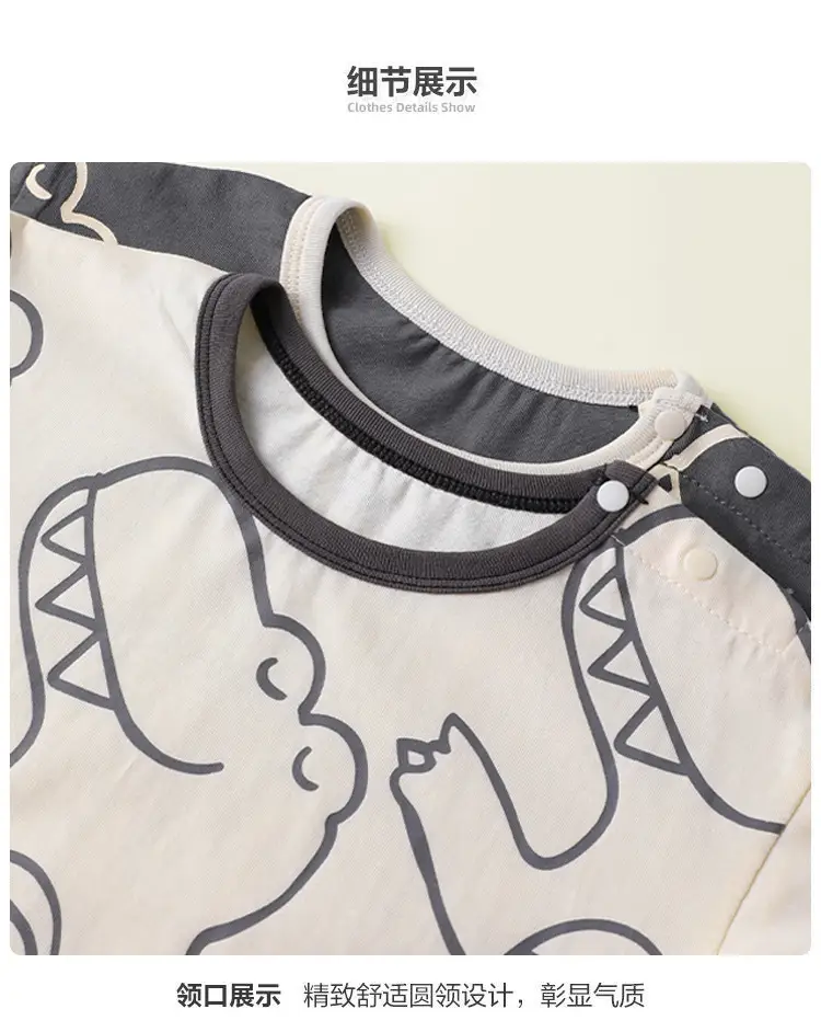 Baby T-Shirt Cartoon Print Summer Casual Boys Girls — feature 8