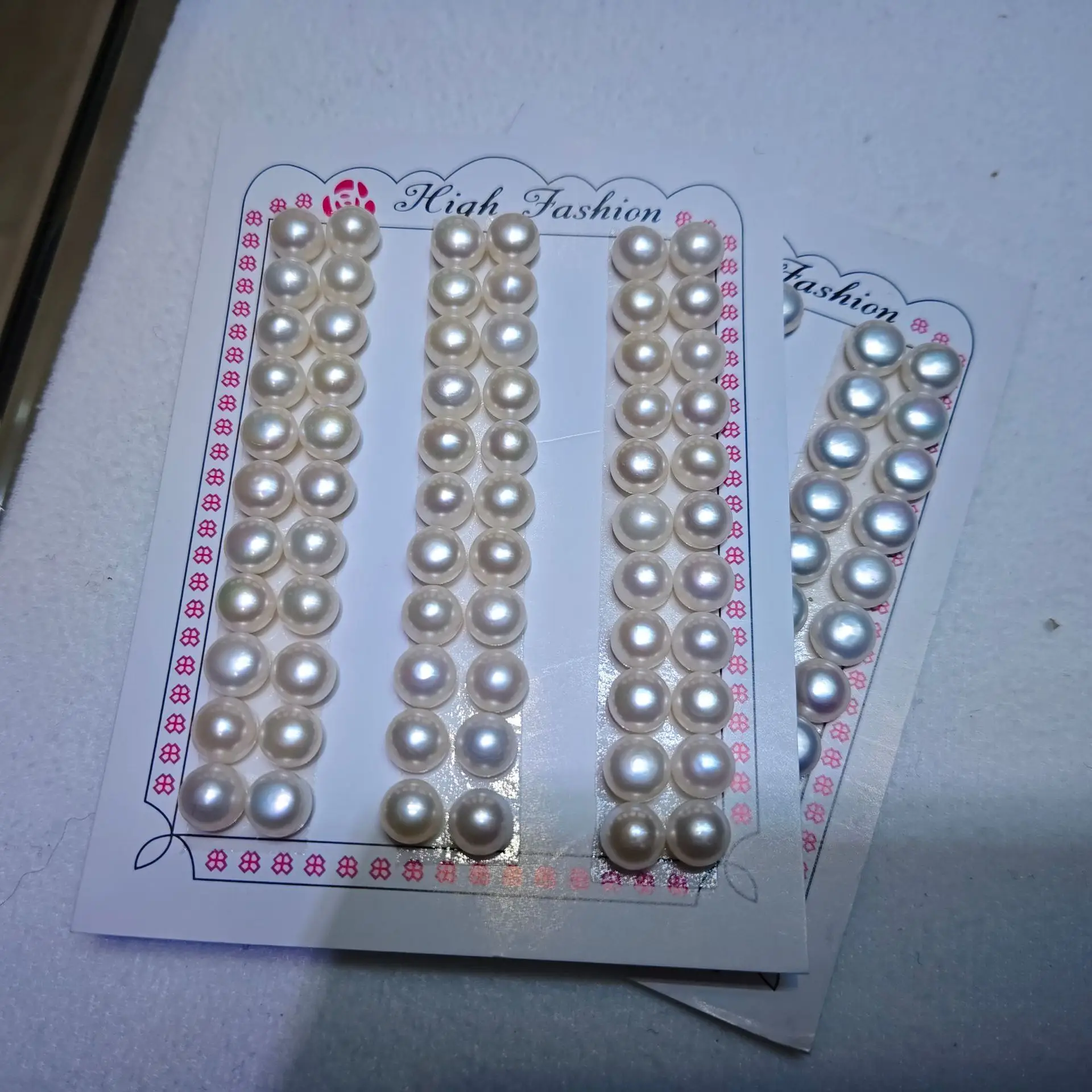 8.5-9.5mm Natural Freshwater Pearl Steamed Bread Beads — feature 4