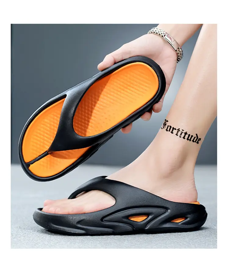 Men's 5.0 CM Slipper Black Green Thick Sole Casual Summer — feature 10