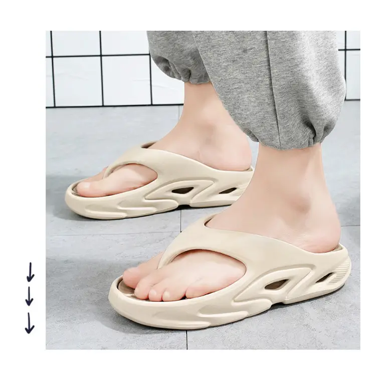Men's 5.0 CM Slipper Black Green Thick Sole Casual Summer — feature 12