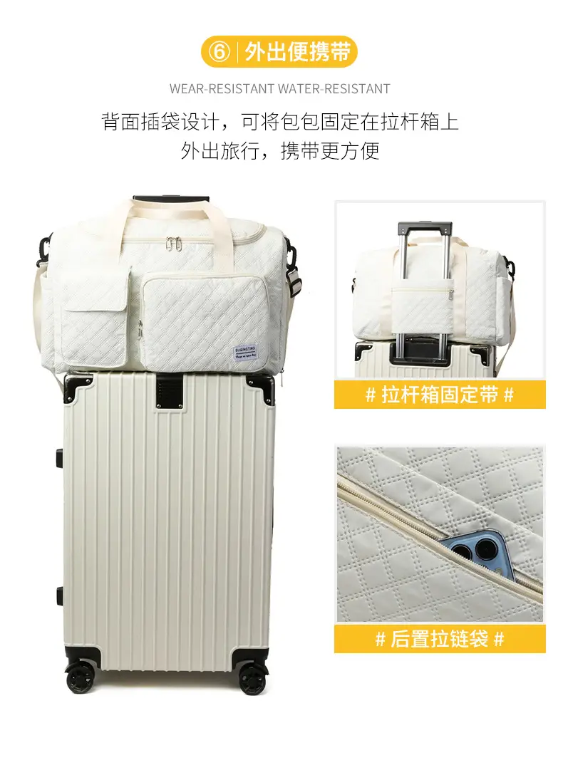 Wet & Dry Fitness Bag for Men Large Capacity Yoga Travel Bag — feature 17