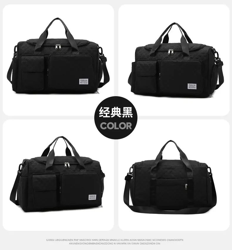 Wet & Dry Fitness Bag for Men Large Capacity Yoga Travel Bag — feature 25