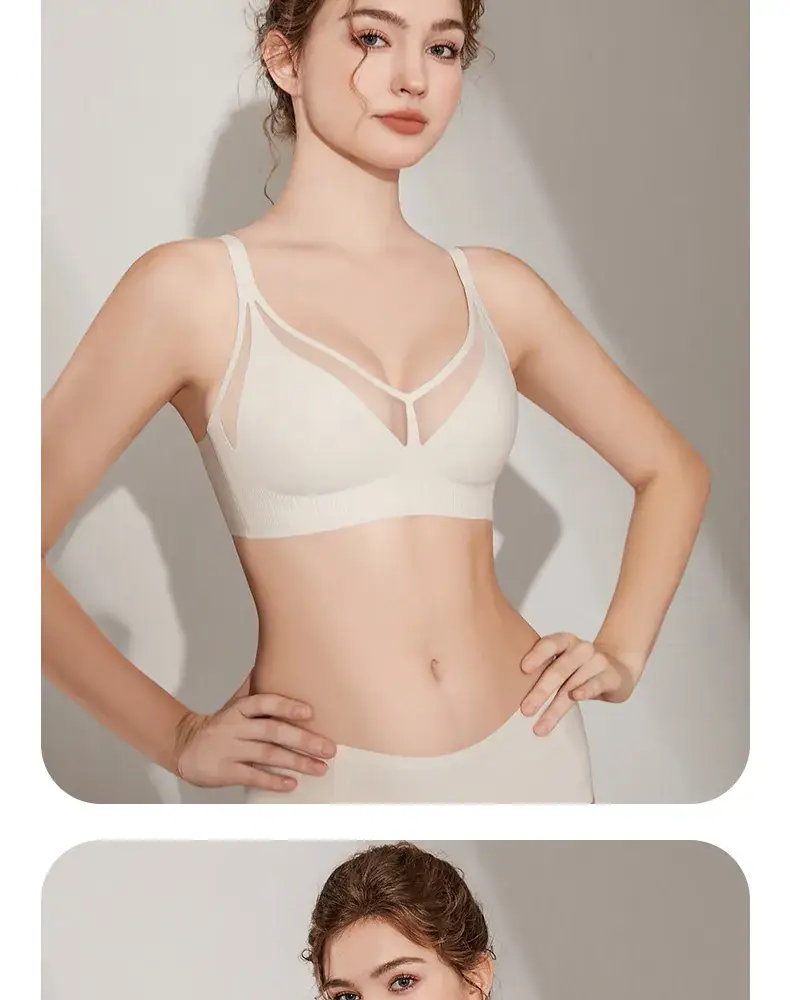 Light Luxury Thin Seamless Rabbit Ears Push Up Bra — feature 21