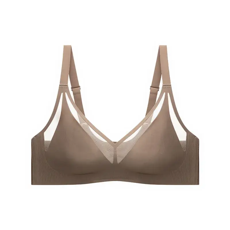 Light Luxury Thin Seamless Rabbit Ears Push Up Bra