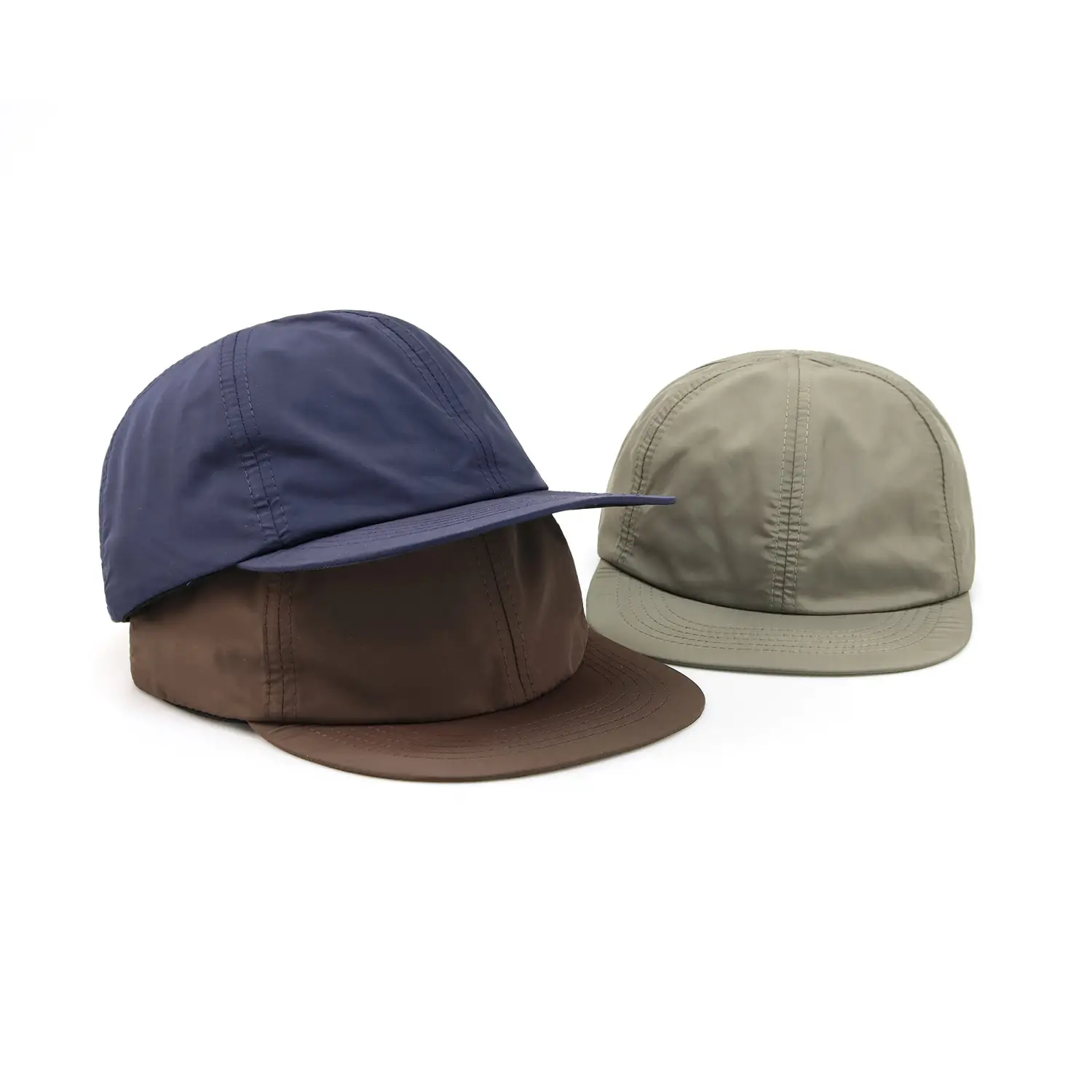 Olive Green Japanese Style Peaked Cap - Image 4